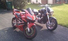 MY CBR AND MY DADS M109R FOR SALE