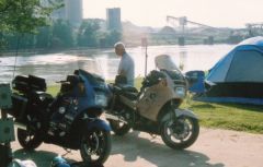 Connies, Tent, and Tub Oh Ohio River ride