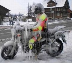 A damn chilly ride