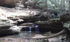 Lower falls @ Old Man's Cave