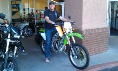 Me and the new bike.