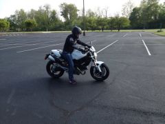 My first ride on her...