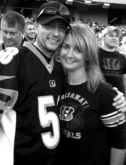 Josh and I at a Bengals game