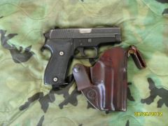 Sig P6 with AKJ custom IWB holster