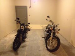 My Iron 883 and my brother's VTX!
