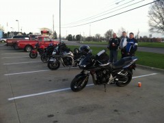 In Wooster getting ready to depart down 83S