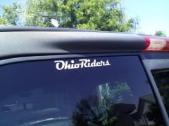 OhioRiders decal on Former Cage 2003 F150