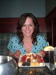 Me at The Melting Pot on my Birthday