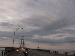 Dusk crossing of the Mighty Mac