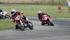 Trying to stay behind Kent on his CRF150R... I was giving it  everything that little XR100 motor could do just stay behind that powerful bike and fast rider!