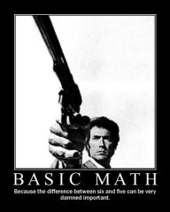 basic math motivational poster