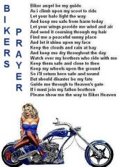 Biker Prayer