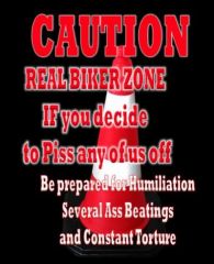 Biker Caution
