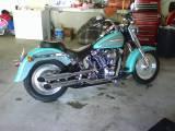 My old Fatboy or as I called it my garage trophy.