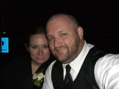 Brooke and I at a wedding.