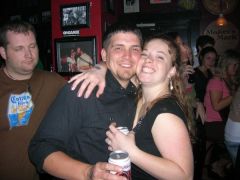 That would be me in the background.  The foreground would be my friends John and Sara.  DRUNK on WHISKEY