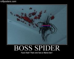 Boss Spider...terrifying