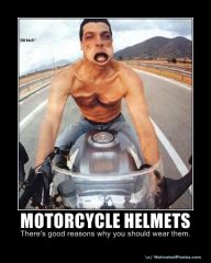There is a reason for helmets