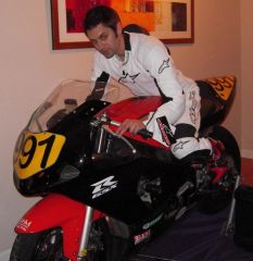 It's winter, the bike's inside, the suit's coming together.....ummm, yea, I'm gonna play with it in the living room.