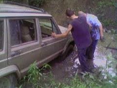 2nd jeep stuck