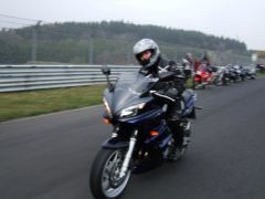 me on my old FZ6 in Germany on the Nuerburgring...