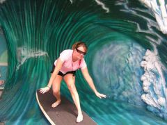 renee surfing