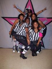 The officers of CoverGirlz MC Dayton OH