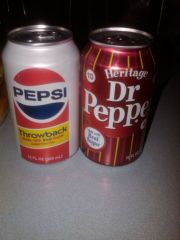 Pepsi Throwback & Dr Pepper Heritage