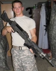 My brother on his tour in Iraq! He got home safely on March 22nd 2010