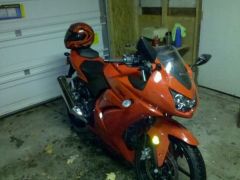 Looks orange in the light but she is beautiful!!