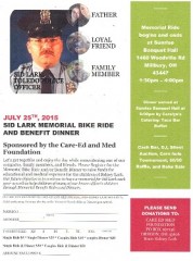 Sid memorial ride