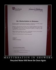 Masterbation in showers