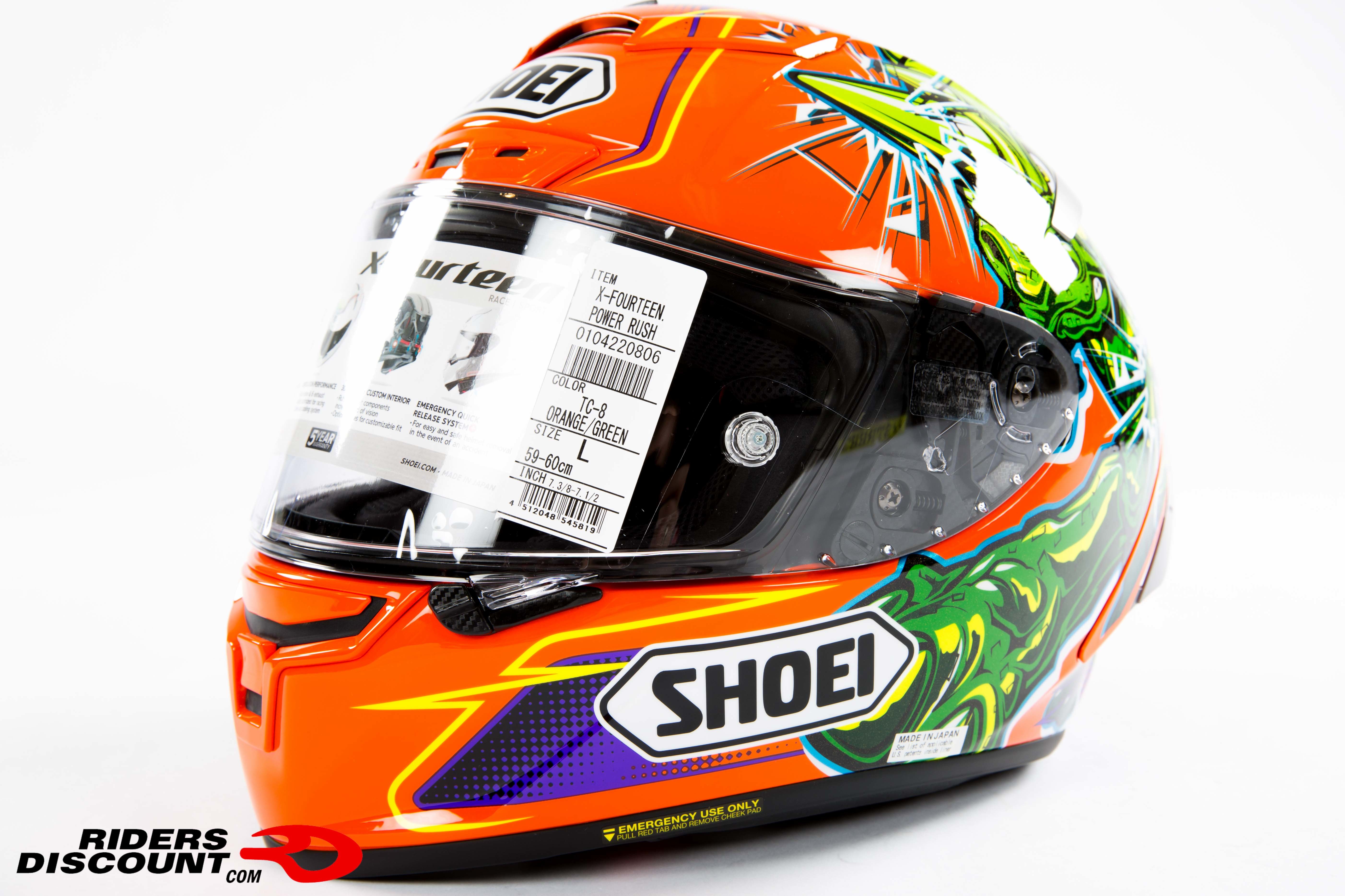 Shoei X-Fourteen Power Rush Helmet - Sponsors - Ohio Motorsports Group