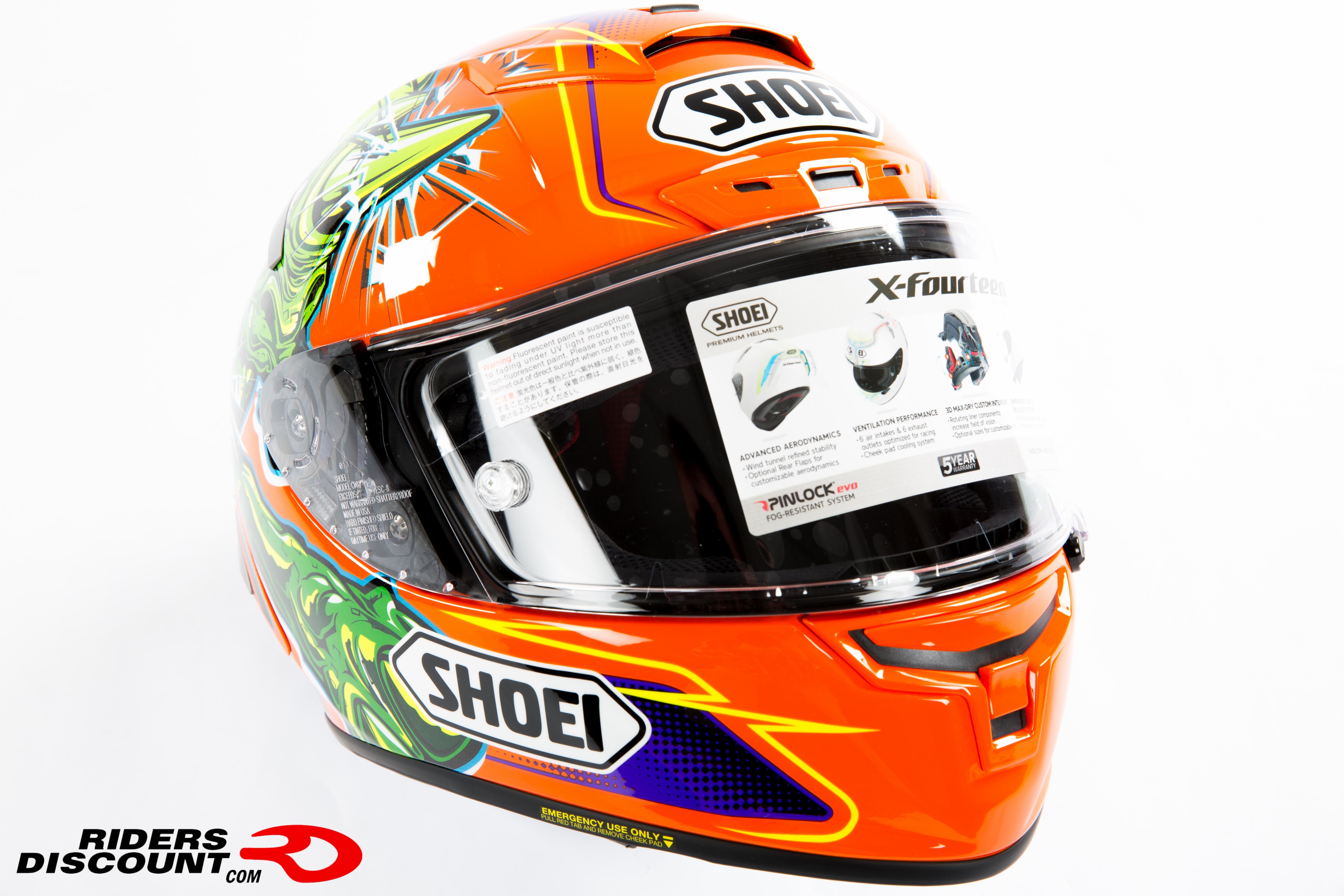 Shoei X-Fourteen Power Rush Helmet - Sponsors - Ohio Motorsports Group